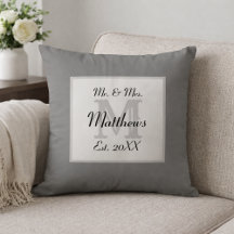 Elegant Mr and Mrs Monogram