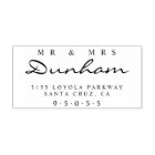 Elegant Mr & Mrs Script Wedding Return Address