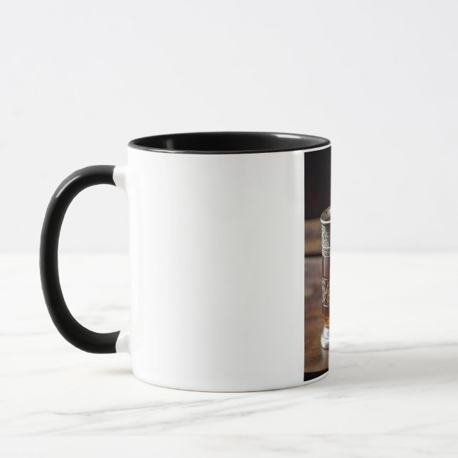 Elegant Mug with Stylish Logo | Custom Printed Mug (Left)