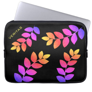 Elegant Multicolored  Bay Leaves Laptop Sleeve