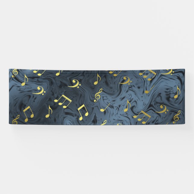elegant music notes banner (Horizontal)