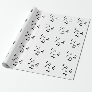 Elegant Music Notes Wrapping Paper