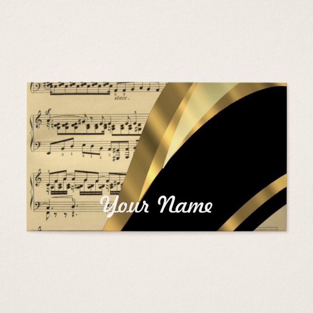 Elegant music sheet (Front)