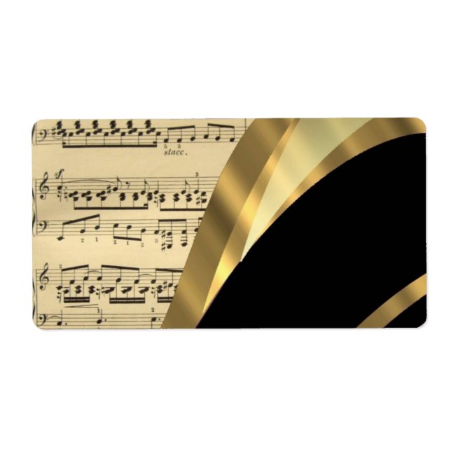 Elegant music sheet (Front)