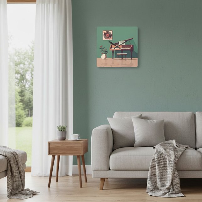 Elegant Music Wall Clock (Creator Uploaded)