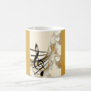 Elegant Musical Note Coffee Mug