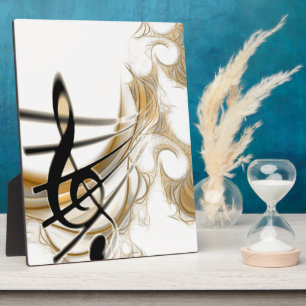Elegant Musical Note Plaque
