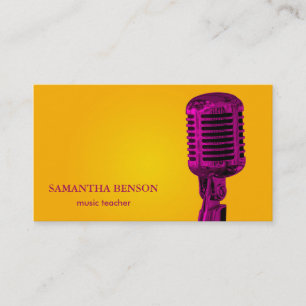 Elegant Musician Business Card