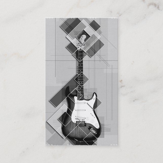 Elegant Musician Business Card (Front)