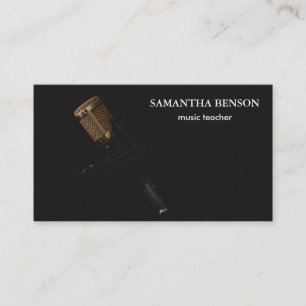 Elegant Musician Business Card