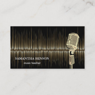 Elegant Musician  Business Card