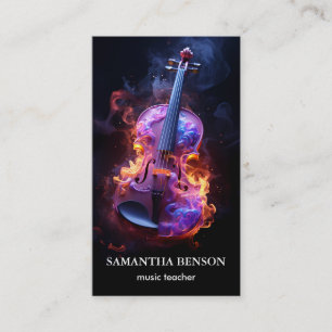 Elegant Musician  Business Card