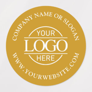 Elegant Mustard Yellow Business Logo Promotional