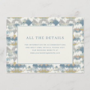 Elegant Muted Geometric Abstraction Enclosure Card