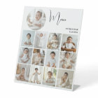 Elegant My First Year Collage Custom Photo