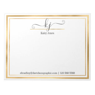 Elegant Name   From The Desk Of Notepad