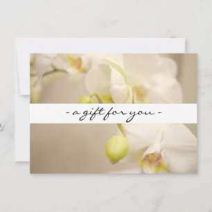 ELEGANT NAME with ORCHIDS Gift Certificate