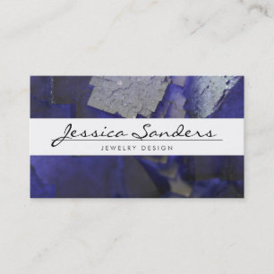ELEGANT NAME with PURPLE GEMSTONES 2 Business Card