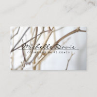 ELEGANT NAME with TREE BRANCHES Business Card