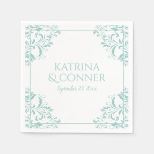 Elegant Napkins   Nadine (Light Turquoise) 2