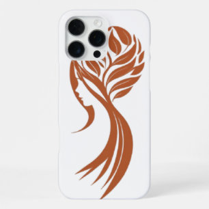 Elegant Nature-Inspired Feminine Art Design iPhone 16 Pro Max Case