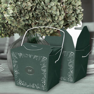 Elegant Nature-Inspired Gift Favour Box