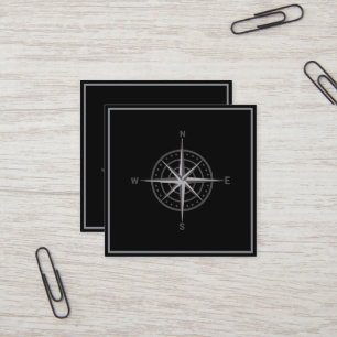 Elegant Nautical Compass  Business Card