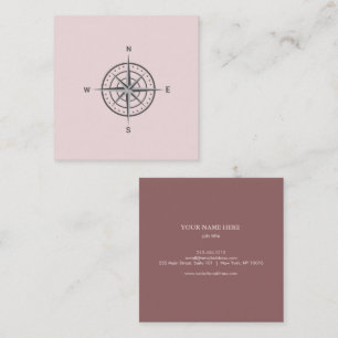 Elegant Nautical Compass  Business Card