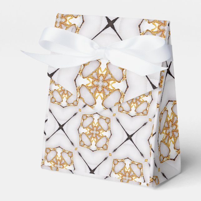 Elegant Nautical Navy and White Favour Box (Front Side)