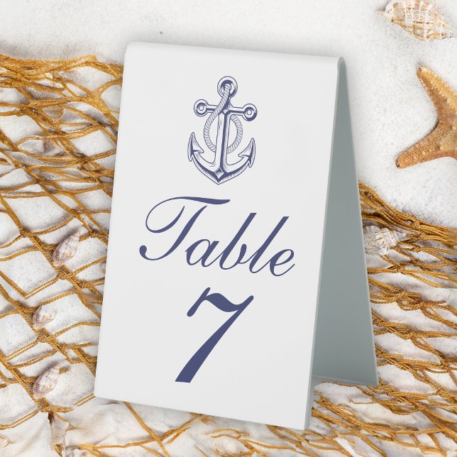 Elegant Nautical Navy Blue Anchor Wedding (Creator Uploaded)