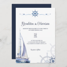 Elegant Nautical Sailing Wedding