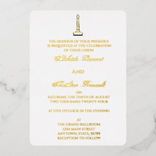 Elegant Nautical Wedding Lighthouse - Navy Blue,