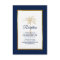 Elegant Navy Blue Gold Palm Tree Wedding Reception