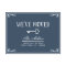 Elegant Navy Blue Key Moving Announcement