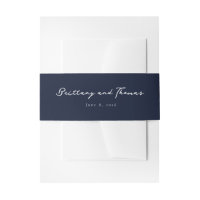 Elegant Navy Calligraphy