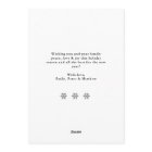 Elegant Navy White 4 Photo Collage Christmas