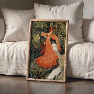 Elegant near a Spring, Vintage Poster