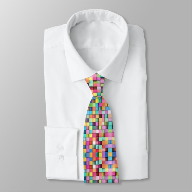 Elegant Neck Tie Collection: Custom Graphic Design (Tied)