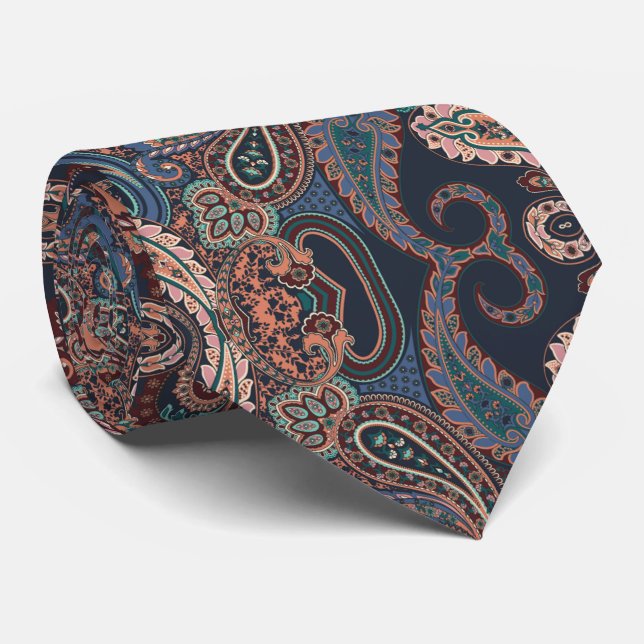 Elegant Neck Tie Collection: Custom Graphic Design (Rolled)