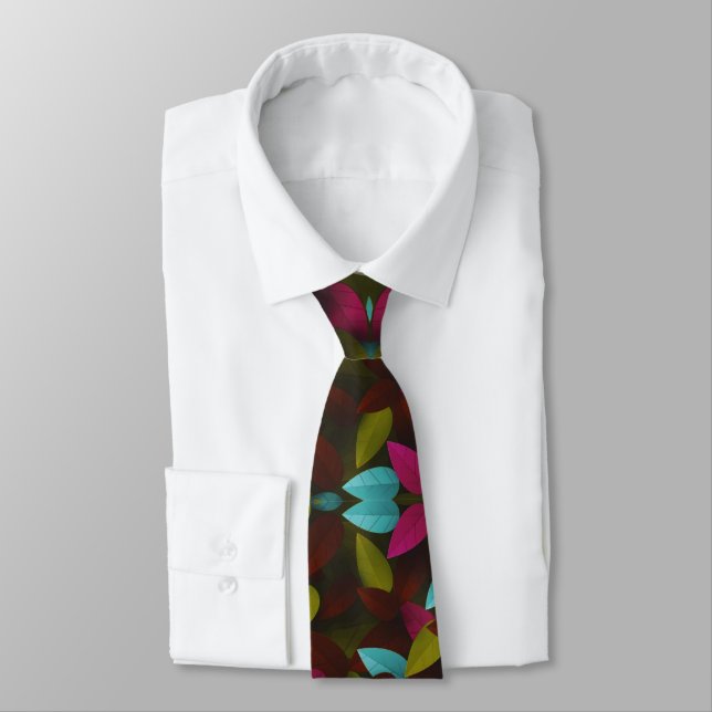 Elegant Neck Tie Collection: Custom Graphic Design (Tied)