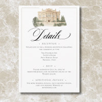 Elegant Neoclassical Vintage Scenes Wedding