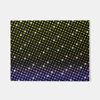 Elegant Neon Glowing polka dots glitter pattern