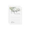 Elegant Neutral Baby Shower Game Prayer Card Heart