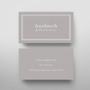 Elegant Neutral Business Card
