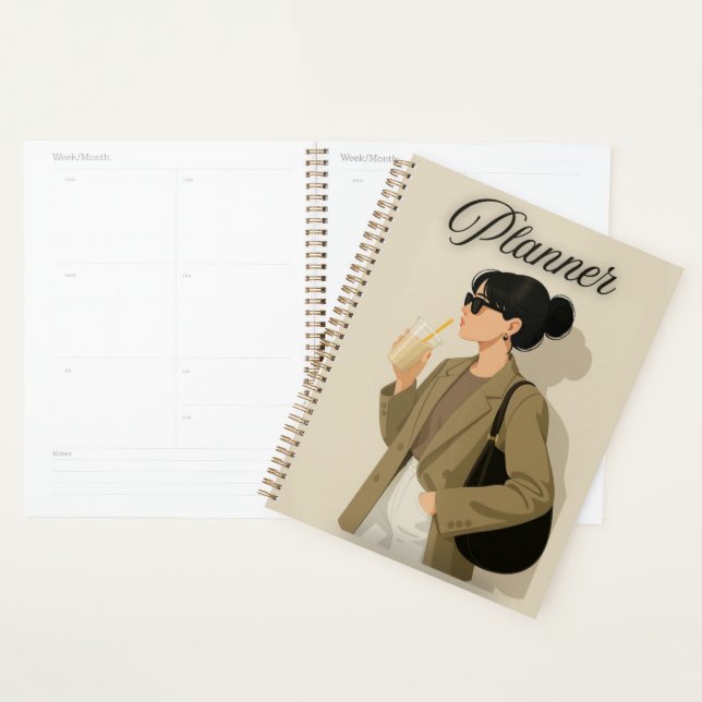 Elegant Neutral Girl Planner (Display)
