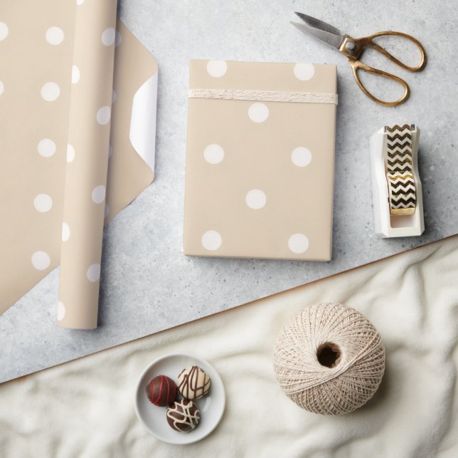 Elegant Neutral Minimalist Wrapping Paper (Crafts)