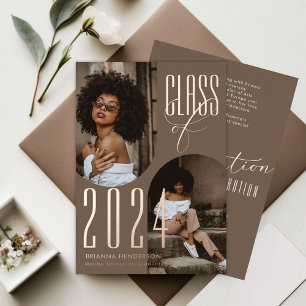Elegant Neutral Photo Graduation