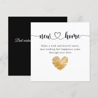 Elegant New Home Housewarming Card