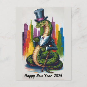 Elegant New Year 2025 Card for Business Profession