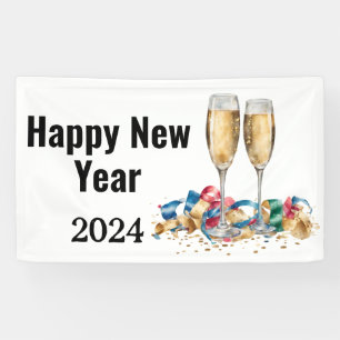 Elegant New Year’s Eve Party Banner